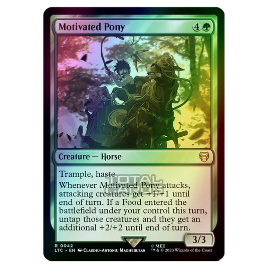 Magic The Gathering - The Lord of the Rings - Tales of Middle-Earth - Commander - Motivated Pony - 0042 (Foil)