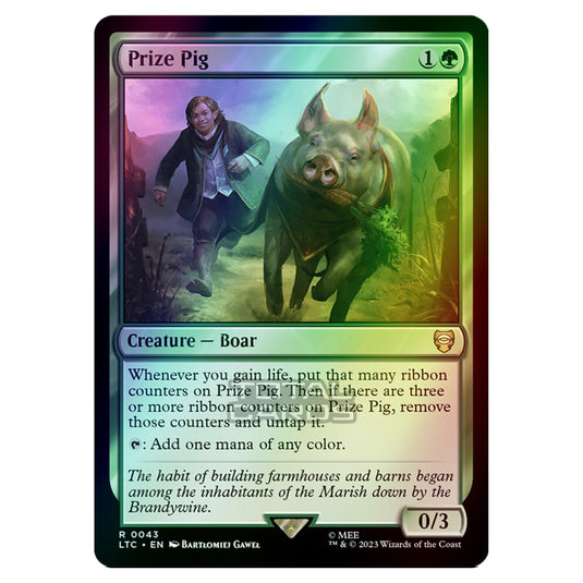 Magic The Gathering - The Lord of the Rings - Tales of Middle-Earth - Commander - Prize Pig - 0043 (Foil)