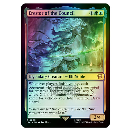 Magic The Gathering - The Lord of the Rings - Tales of Middle-Earth - Commander - Erestor of the Council - 0053 (Foil)