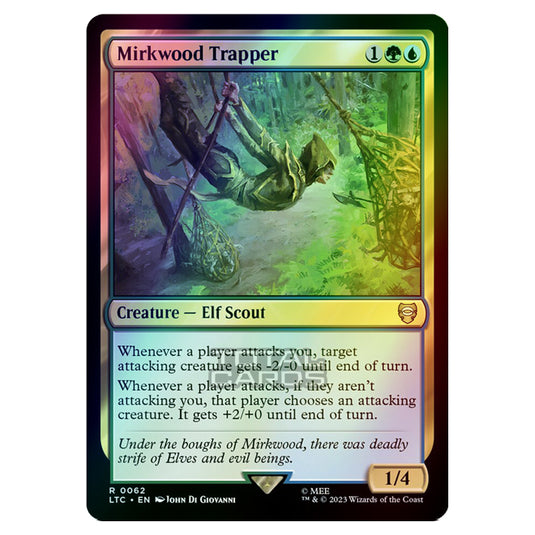 Magic The Gathering - The Lord of the Rings - Tales of Middle-Earth - Commander - Mirkwood Trapper - 0062 (Foil)