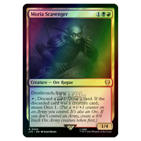 Magic The Gathering - The Lord of the Rings - Tales of Middle-Earth - Commander - Moria Scavenger - 0063 (Foil)