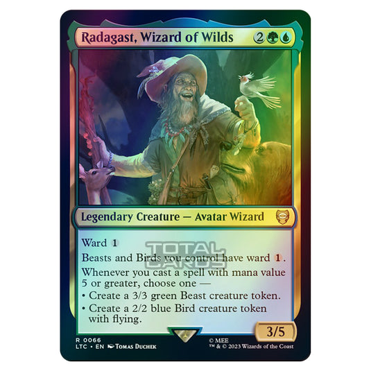 Magic The Gathering - The Lord of the Rings - Tales of Middle-Earth - Commander - Radagast, Wizard of Wilds - 0066 (Foil)