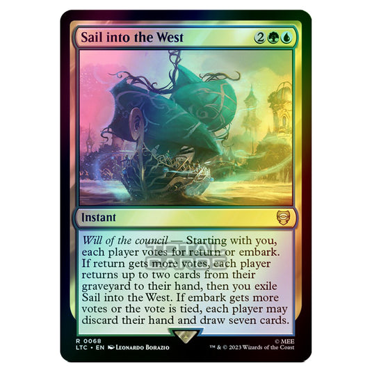 Magic The Gathering - The Lord of the Rings - Tales of Middle-Earth - Commander - Sail into the West - 0068 (Foil)