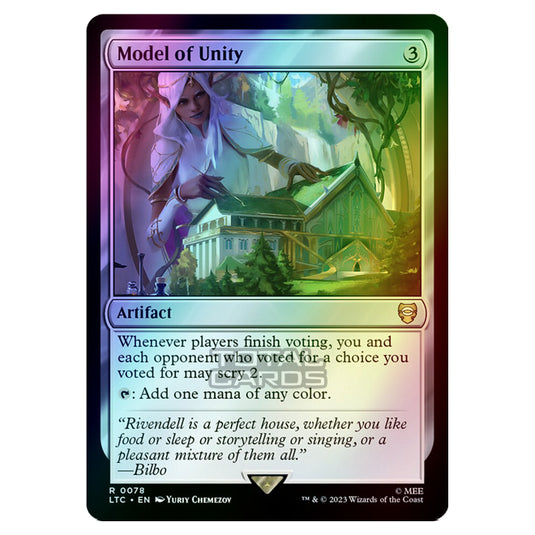 Magic The Gathering - The Lord of the Rings - Tales of Middle-Earth - Commander - Model of Unity - 0078 (Foil)