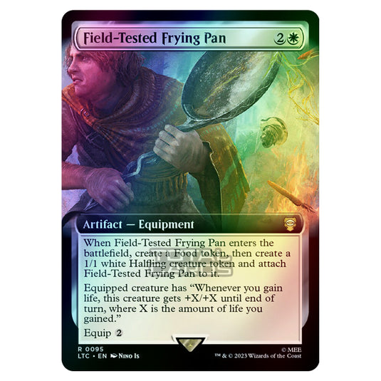 Magic The Gathering - The Lord of the Rings - Tales of Middle-Earth - Commander - Field-Tested Frying Pan (Extended Art Card)  - 0095 (Foil)