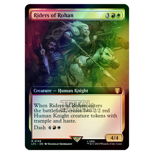 Magic The Gathering - The Lord of the Rings - Tales of Middle-Earth - Commander - Riders of Rohan (Extended Art Card)  - 0148 (Foil)