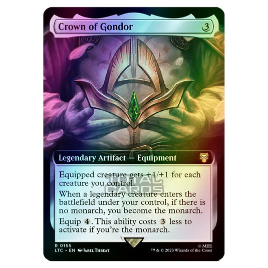 Magic The Gathering - The Lord of the Rings - Tales of Middle-Earth - Commander - Crown of Gondor (Extended Art Card)  - 0155 (Foil)