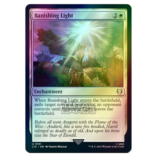 Magic The Gathering - The Lord of the Rings - Tales of Middle-Earth - Commander - Banishing Light - 0161 (Foil)