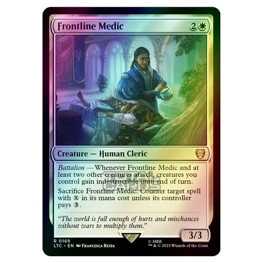 Magic The Gathering - The Lord of the Rings - Tales of Middle-Earth - Commander - Frontline Medic - 0169 (Foil)