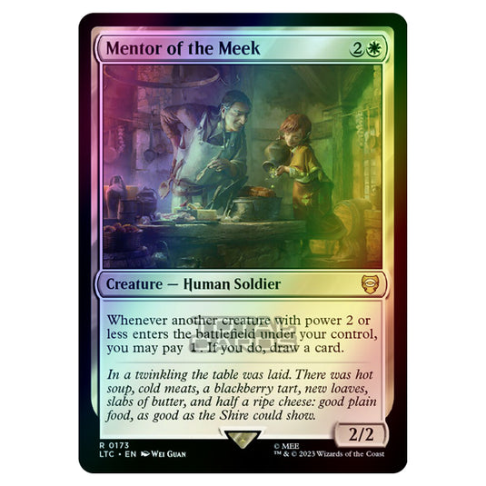 Magic The Gathering - The Lord of the Rings - Tales of Middle-Earth - Commander - Mentor of the Meek - 0173 (Foil)