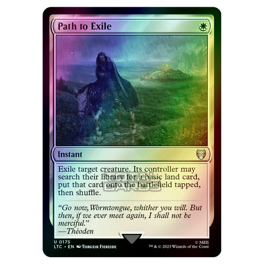 Magic The Gathering - The Lord of the Rings - Tales of Middle-Earth - Commander - Path to Exile - 0175 (Foil)