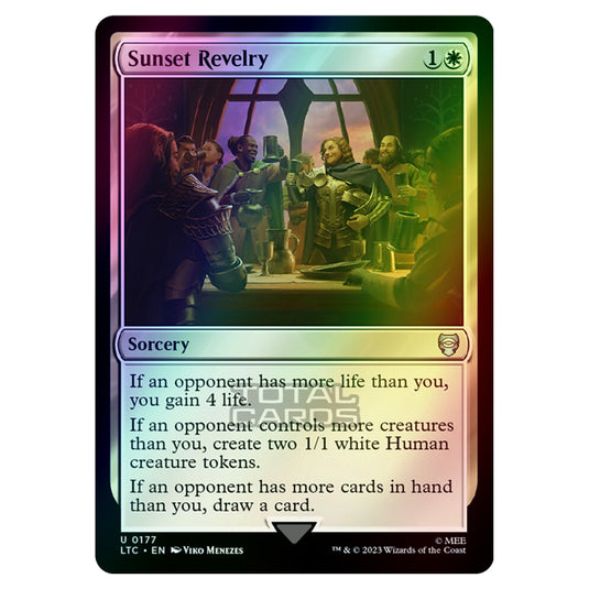 Magic The Gathering - The Lord of the Rings - Tales of Middle-Earth - Commander - Sunset Revelry - 0177 (Foil)