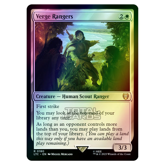 Magic The Gathering - The Lord of the Rings - Tales of Middle-Earth - Commander - Verge Rangers - 0180 (Foil)