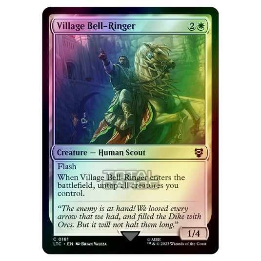 Magic The Gathering - The Lord of the Rings - Tales of Middle-Earth - Commander - Village Bell-Ringer - 0181 (Foil)