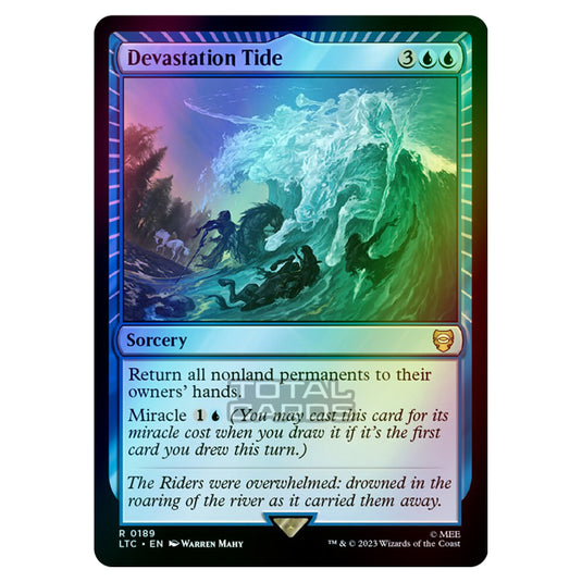 Magic The Gathering - The Lord of the Rings - Tales of Middle-Earth - Commander - Devastation Tide - 0189 (Foil)