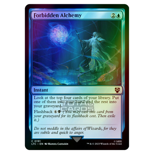 Magic The Gathering - The Lord of the Rings - Tales of Middle-Earth - Commander - Forbidden Alchemy - 0191 (Foil)