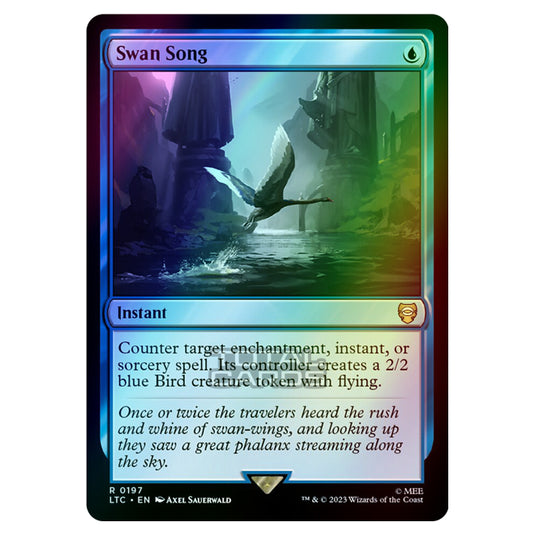 Magic The Gathering - The Lord of the Rings - Tales of Middle-Earth - Commander - Swan Song - 0197 (Foil)