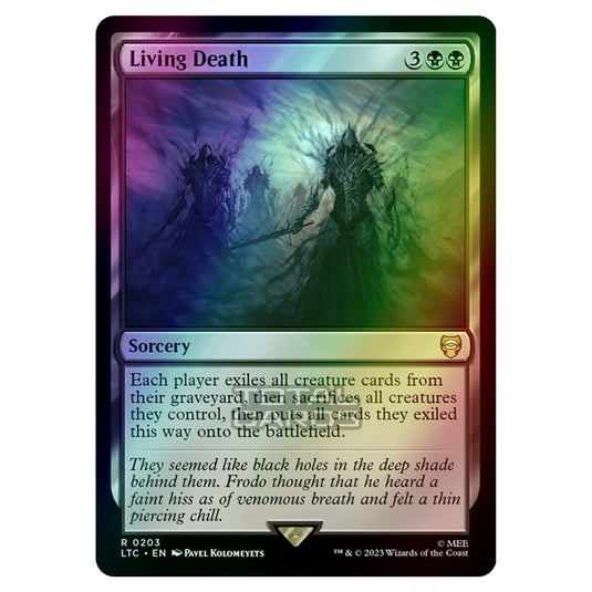 Magic The Gathering - The Lord of the Rings - Tales of Middle-Earth - Commander - Living Death - 0203 (Foil)