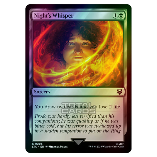 Magic The Gathering - The Lord of the Rings - Tales of Middle-Earth - Commander - Night's Whisper - 0205 (Foil)