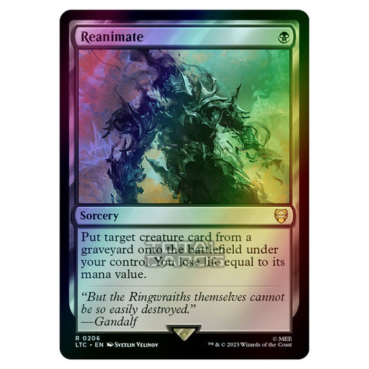 Magic The Gathering - The Lord of the Rings - Tales of Middle-Earth - Commander - Reanimate - 0206 (Foil)