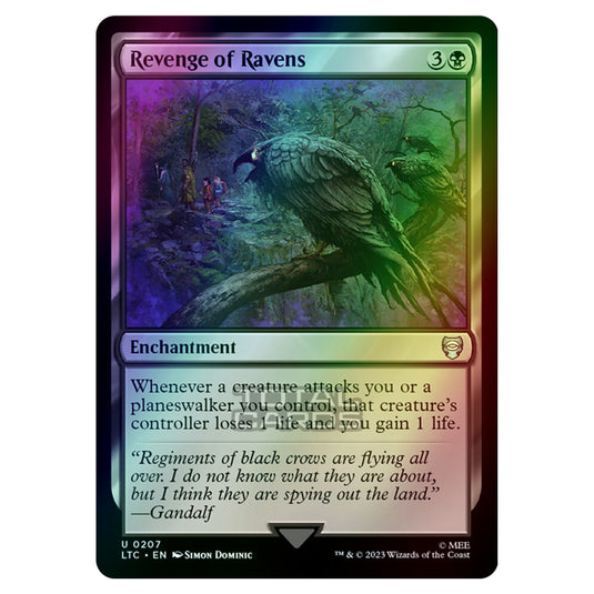 Magic The Gathering - The Lord of the Rings - Tales of Middle-Earth - Commander - Revenge of Ravens - 0207 (Foil)