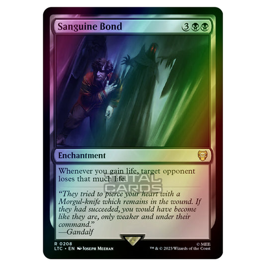 Magic The Gathering - The Lord of the Rings - Tales of Middle-Earth - Commander - Sanguine Bond - 0208 (Foil)