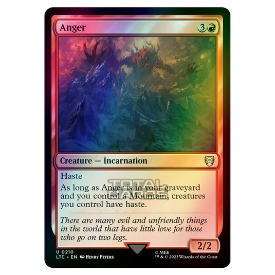 Magic The Gathering - The Lord of the Rings - Tales of Middle-Earth - Commander - Anger - 0210 (Foil)