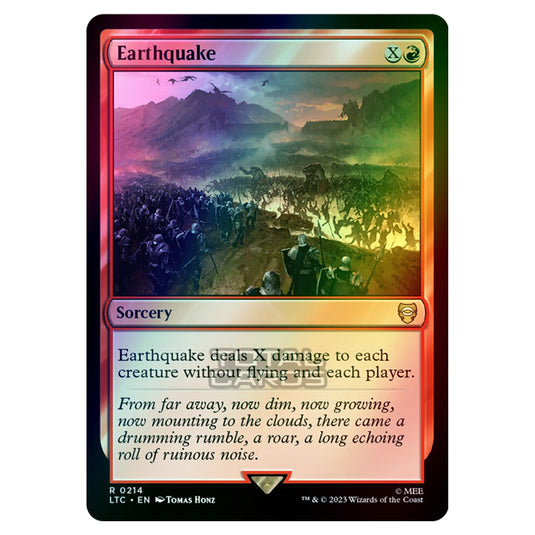 Magic The Gathering - The Lord of the Rings - Tales of Middle-Earth - Commander - Earthquake - 0214 (Foil)