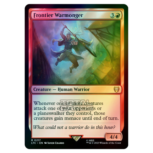 Magic The Gathering - The Lord of the Rings - Tales of Middle-Earth - Commander - Frontier Warmonger - 0217 (Foil)