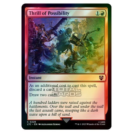 Magic The Gathering - The Lord of the Rings - Tales of Middle-Earth - Commander - Thrill of Possibility - 0229 (Foil)