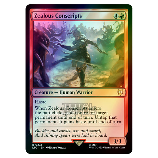 Magic The Gathering - The Lord of the Rings - Tales of Middle-Earth - Commander - Zealous Conscripts - 0231 (Foil)