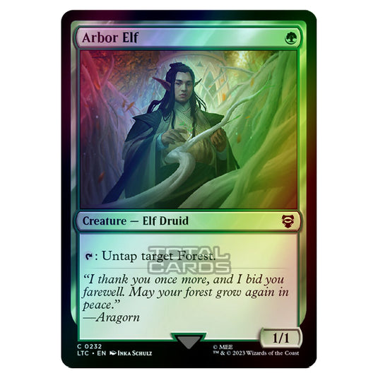 Magic The Gathering - The Lord of the Rings - Tales of Middle-Earth - Commander - Arbor Elf - 0232 (Foil)