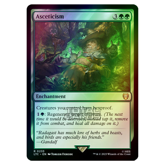 Magic The Gathering - The Lord of the Rings - Tales of Middle-Earth - Commander - Asceticism - 0233 (Foil)