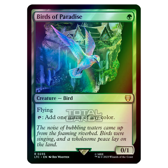 Magic The Gathering - The Lord of the Rings - Tales of Middle-Earth - Commander - Birds of Paradise - 0235 (Foil)