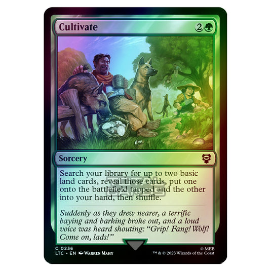 Magic The Gathering - The Lord of the Rings - Tales of Middle-Earth - Commander - Cultivate - 0236 (Foil)