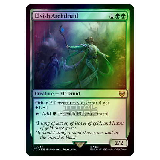 Magic The Gathering - The Lord of the Rings - Tales of Middle-Earth - Commander - Elvish Archdruid - 0237 (Foil)