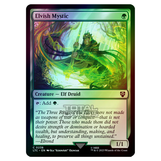 Magic The Gathering - The Lord of the Rings - Tales of Middle-Earth - Commander - Elvish Mystic - 0238 (Foil)