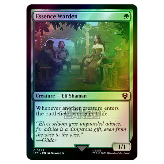 Magic The Gathering - The Lord of the Rings - Tales of Middle-Earth - Commander - Essence Warden - 0242 (Foil)