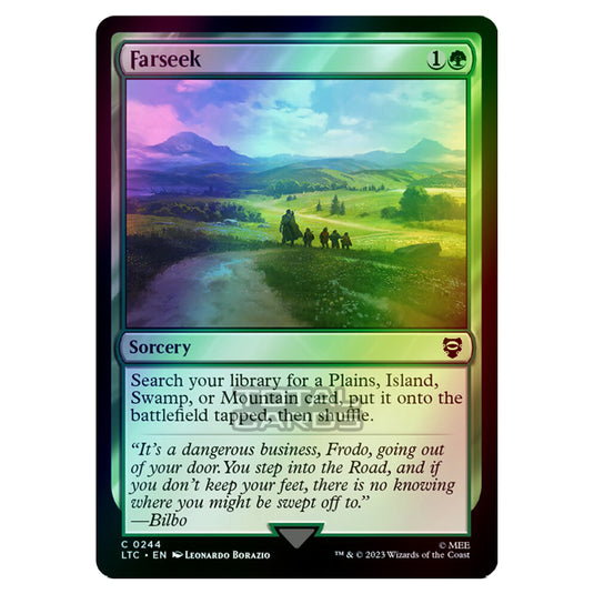 Magic The Gathering - The Lord of the Rings - Tales of Middle-Earth - Commander - Farseek - 0244 (Foil)