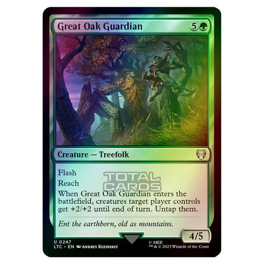 Magic The Gathering - The Lord of the Rings - Tales of Middle-Earth - Commander - Great Oak Guardian - 0247 (Foil)