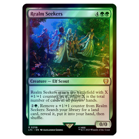 Magic The Gathering - The Lord of the Rings - Tales of Middle-Earth - Commander - Realm Seekers - 0258 (Foil)