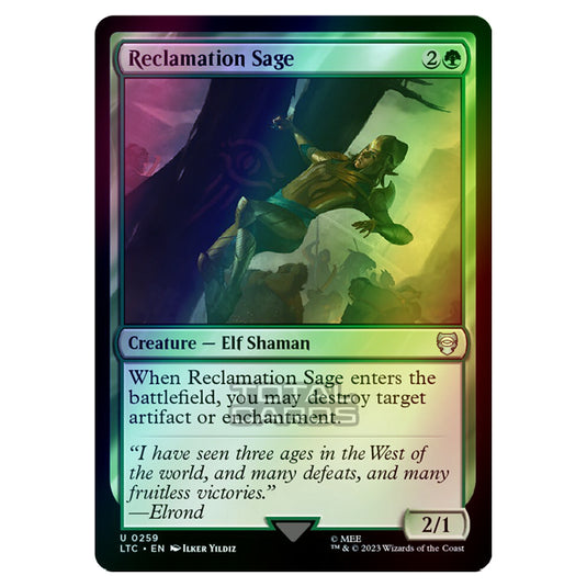 Magic The Gathering - The Lord of the Rings - Tales of Middle-Earth - Commander - Reclamation Sage - 0259 (Foil)