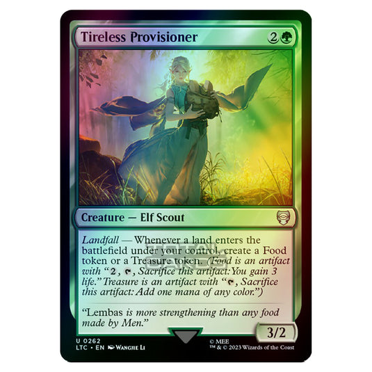 Magic The Gathering - The Lord of the Rings - Tales of Middle-Earth - Commander - Tireless Provisioner - 0262 (Foil)