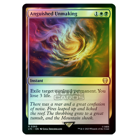 Magic The Gathering - The Lord of the Rings - Tales of Middle-Earth - Commander - Anguished Unmaking - 0265 (Foil)