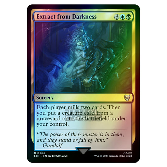 Magic The Gathering - The Lord of the Rings - Tales of Middle-Earth - Commander - Extract from Darkness - 0266 (Foil)