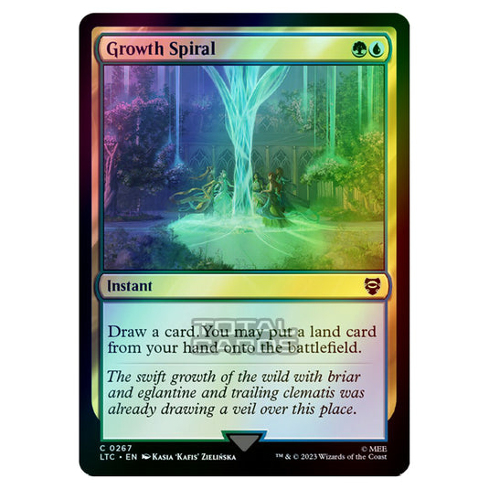 Magic The Gathering - The Lord of the Rings - Tales of Middle-Earth - Commander - Growth Spiral - 0267 (Foil)