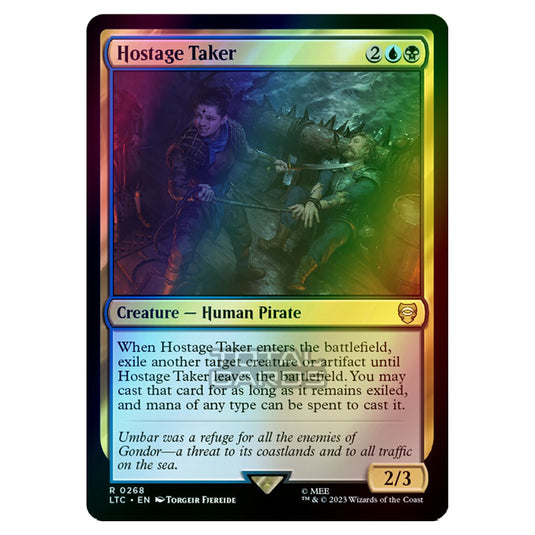 Magic The Gathering - The Lord of the Rings - Tales of Middle-Earth - Commander - Hostage Taker - 0268 (Foil)