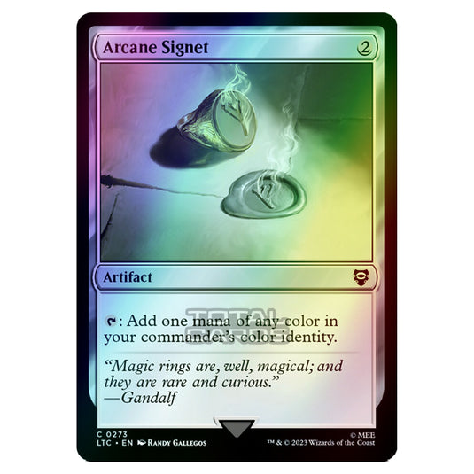 Magic The Gathering - The Lord of the Rings - Tales of Middle-Earth - Commander - Arcane Signet - 0273 (Foil)