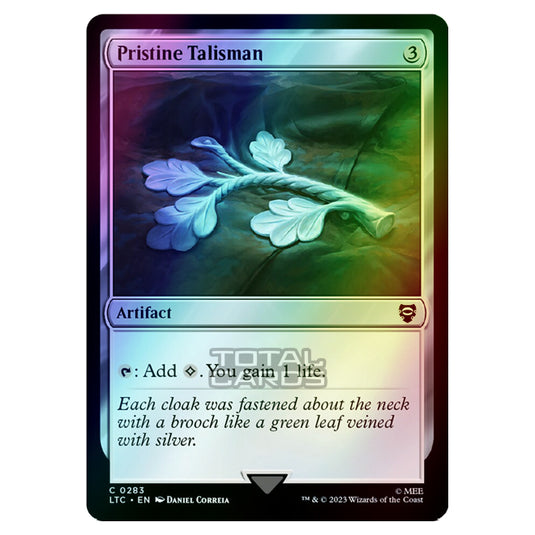 Magic The Gathering - The Lord of the Rings - Tales of Middle-Earth - Commander - Pristine Talisman - 0283 (Foil)