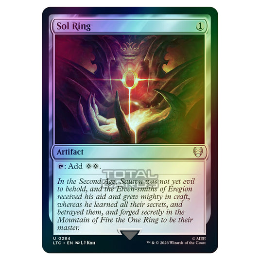 Magic The Gathering - The Lord of the Rings - Tales of Middle-Earth - Commander - Sol Ring - 0284 (Foil)